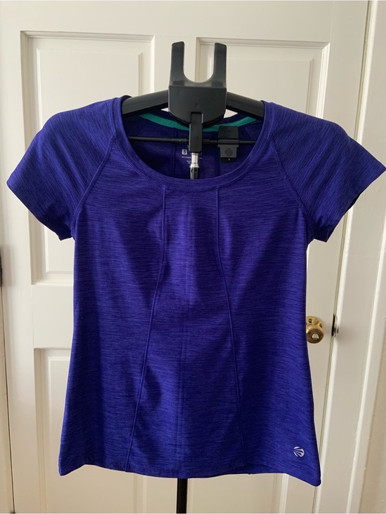 Impact Tops - Impact Women's Purple Short Sleeve Active Tee Size Small